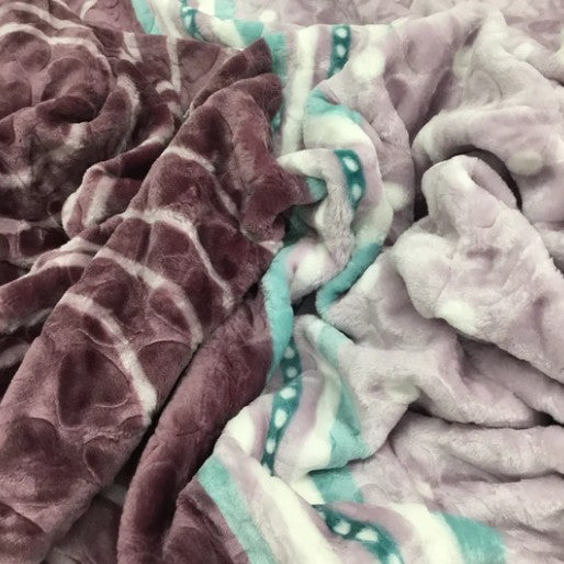 Double Supersoft Mink Embossed Blanket