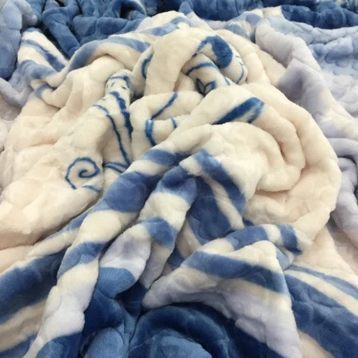Double Supersoft Mink Embossed Blanket